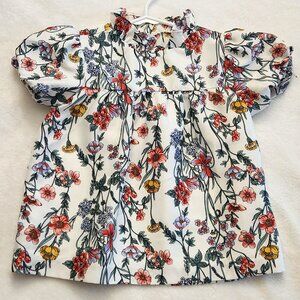 Janie and Jack - Size 3 - Bubble Sleeve Shirt